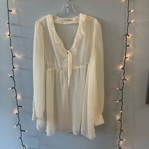 Free people intimately pirate sheer blouse dress